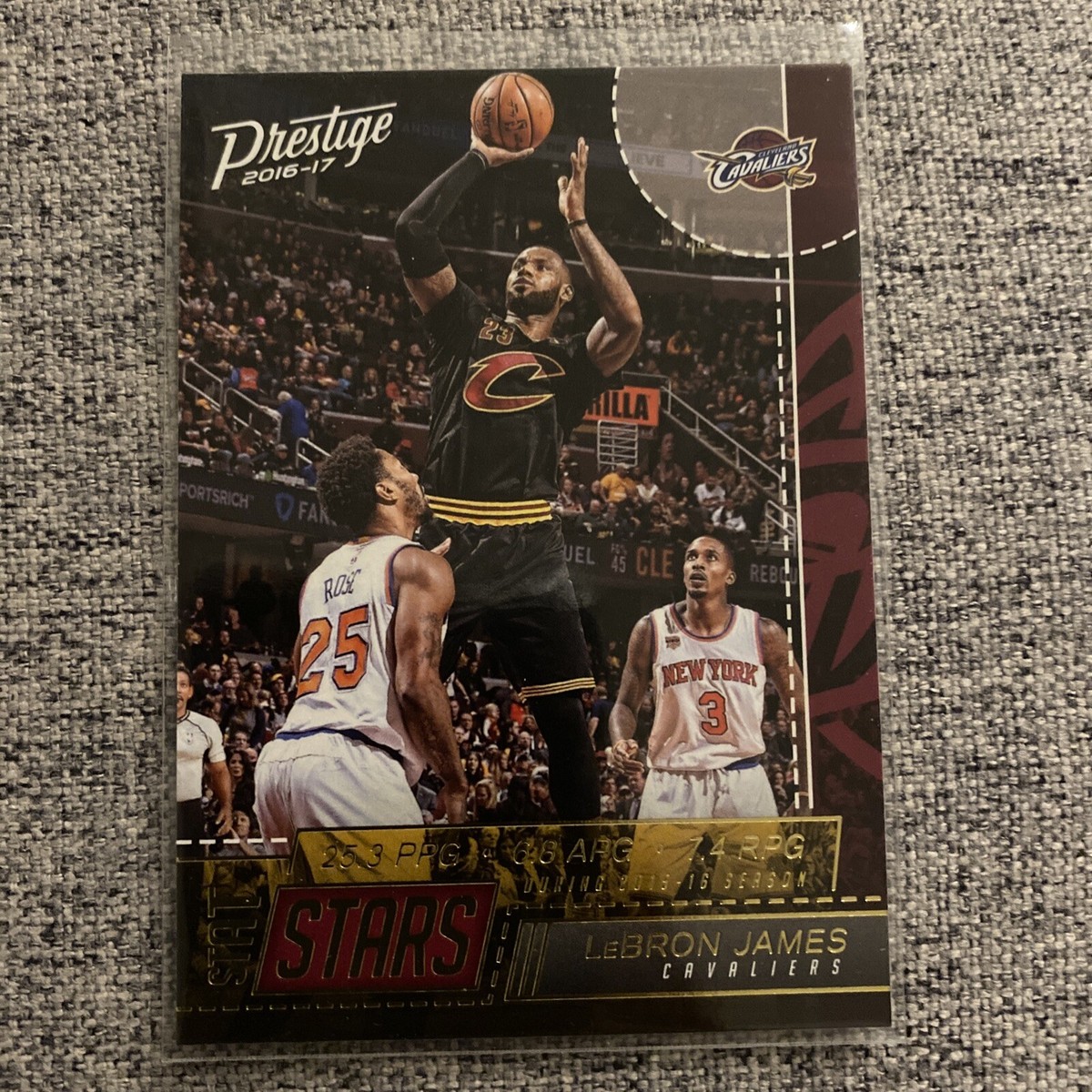 2016-17 Prestige Panini Stat Stars LeBRON JAMES Cleveland 2016-17 Prestige Panini Stat Stars LeBRON JAMES Cleveland