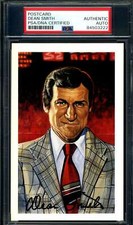 Dean Smith PSA DNA Cert Signed 1992 Center Court Autograph