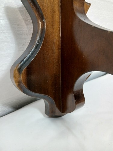 Retro Vintage Halterung Hänger Regal Haken Kabine Deko braun selten - Bild 4 von 12