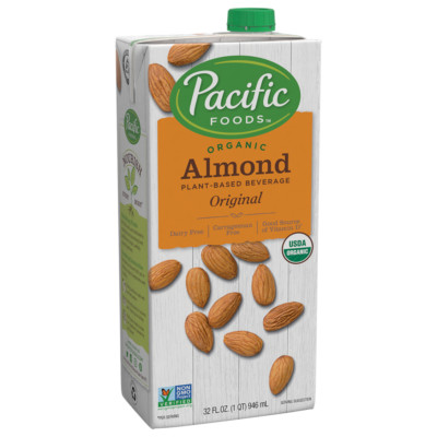 Pacific Foods Beverage Drink Almond Original Organic 32 fl oz (Pack of 3)