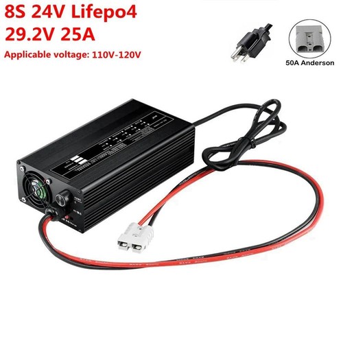 12V 24V Li-ion LiFePo4 Lithium Battery Fast Charger Current Adjustable 3A-30A - Picture 6 of 23