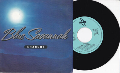 Erasure -Blue Savannah / Runaround On The Underground- 7'' 45 Mute (INT 111.878)