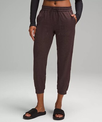 Lululemon Size 2 Soft Jersey Classic-Fit Mid-Rise Jogger, Dk Espresso, NWT, $98