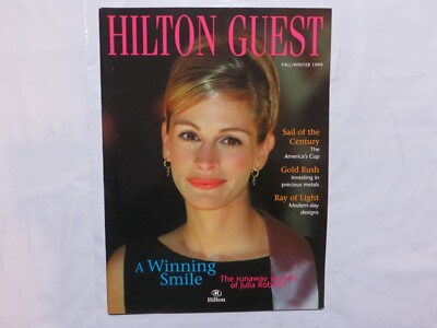 Hilton Guest Fall Winter 1999 Julia Roberts Winning Smile Gold Rush 1J