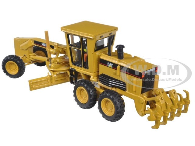 CAT CATERPILLAR 140H MOTOR GRADER YELLOW 1/50 BY DIECAST MASTERS