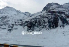 Digital Image Picture Photo Pic Sissu Valley India snow mountains clouds SIS 030