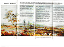 Yorktown Battlefield Foldout Travel Brochure