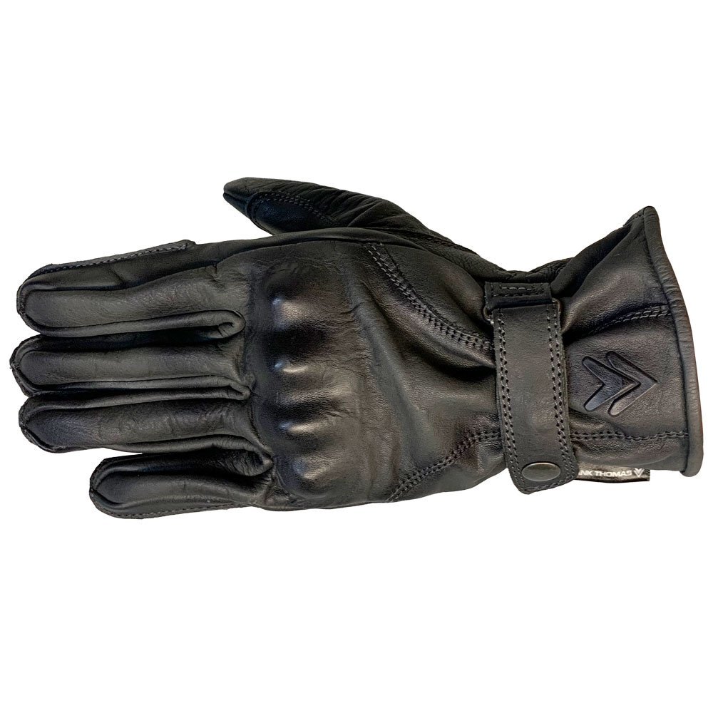 Frank Thomas Worker Motorcycle Gloves Mens Leather Grey