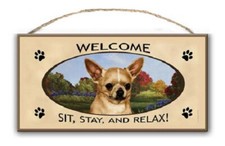 Wood Welcome Sign - Chihuahua
