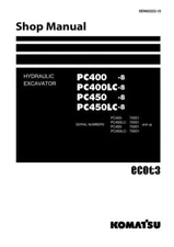 Komatsu PC400-8, PC400LC-8, PC450-8,PC450LC-8 Hydraulic Excavator Service Manual