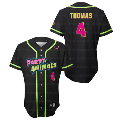 Party Animals #4 Thomas Jersey Jersey Team AOP 3D Shirt AB20