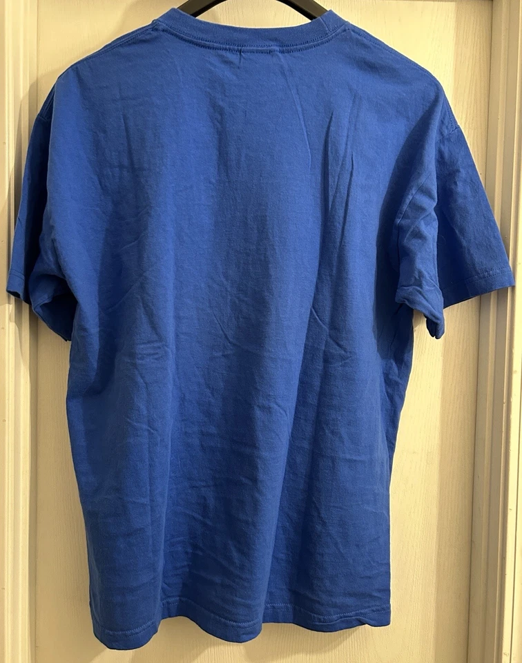 Camiseta Azul Pesada Vintage Hawaiian State Fish Talla XL Foto 2 de 4