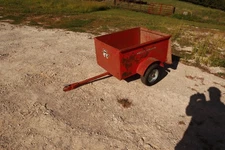 Vintage MF Massey Ferguson Lawn & Garden Yard Cart Dump Trailer
