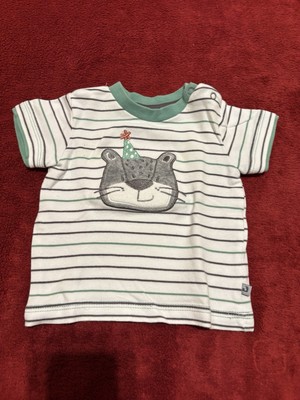 T-Shirt Jacky Baby Gr. 68 Tiger Mit Partyhut Grün Weiß