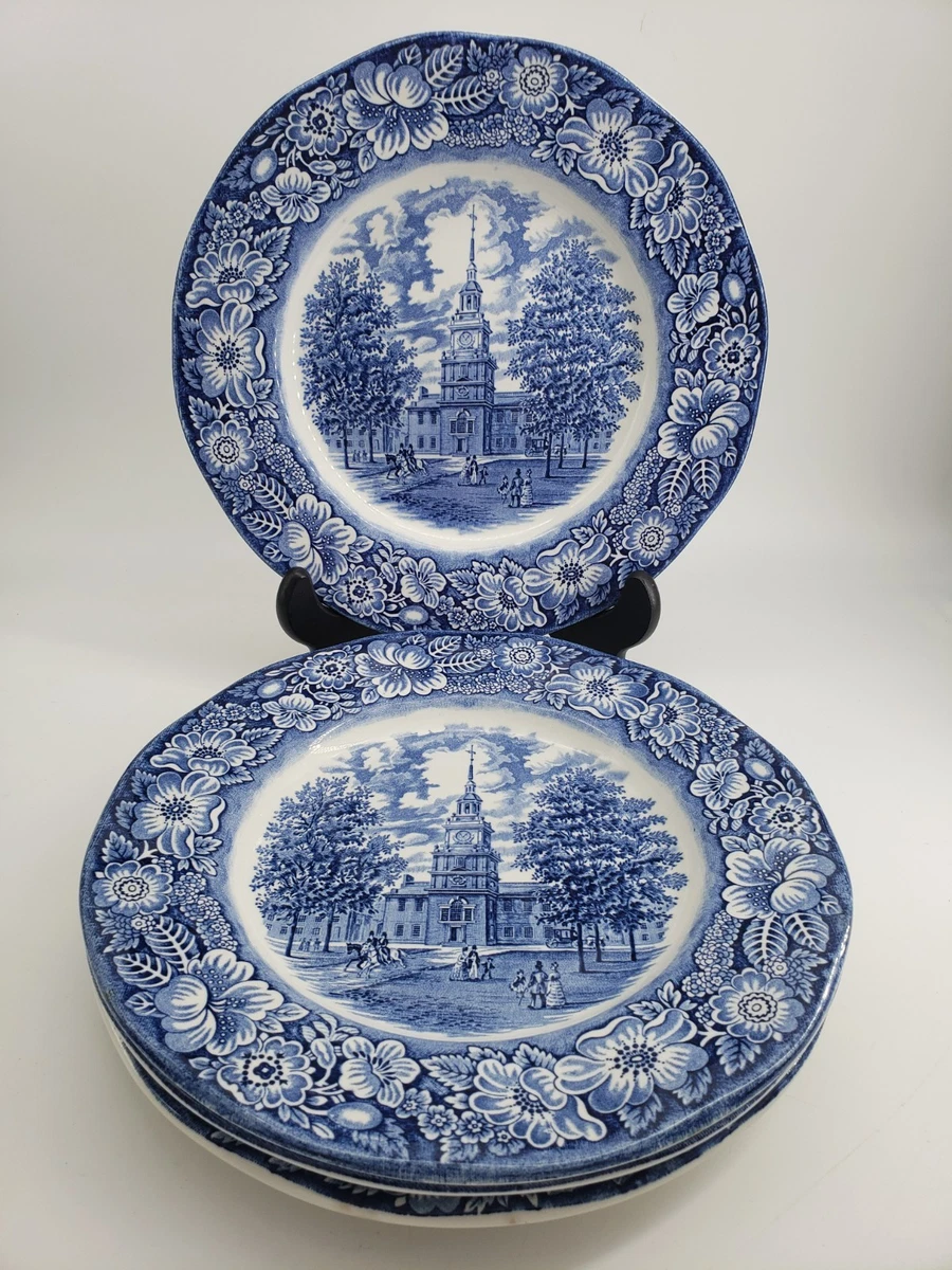 Liberty Blue Plate Independence Hall for sale | eBay