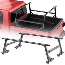 Heavy Duty Adjustable Ladder Truck Bed Rack System For Toyota Tacoma Tundra TRD