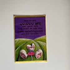 Diddl Klappkarte mit Umschlag - Retro 90er - Nr. 45 - 20000 DM -Geburtstag