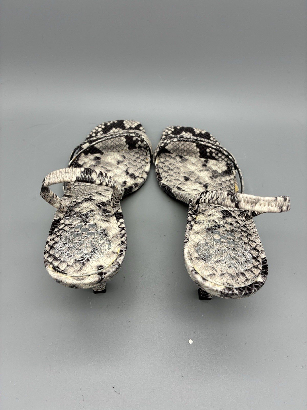 Vince Camuto Sheela Python Strappy Heels Snakeski… - image 10