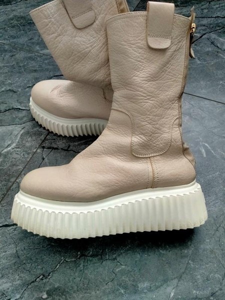 Women AGL Attilio Giusti Leombruni Boots Ivory 4