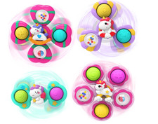 3PCS Suction Cup Spinner Toys for 1 Year Old Girls Boys Style: 230