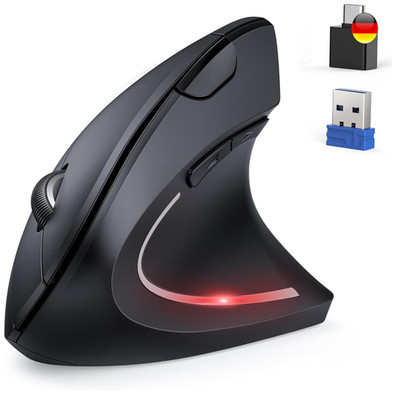 Ergonomische Maus Jiggler 4800 DPI 6 Tasten Bluetooth 5.