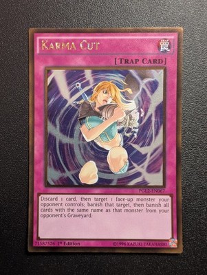 Karma Cut PGL2-EN067 Gold Rare 1st Edition LP
