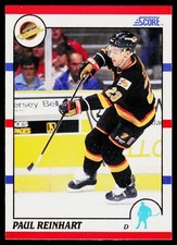 Paul Reinhart, 1990-91 Score American, #173, Vancouver Canucks,