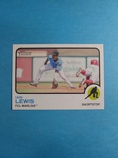 Ian Lewis 2022 Topps Heritage Minor League Baseball Card # 52 J3879