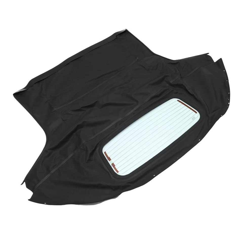 Capota blanda convertible negra con ventana de vidrio térmico para Mazda MX-5 Miata 2006-2014 Foto 2 de 4