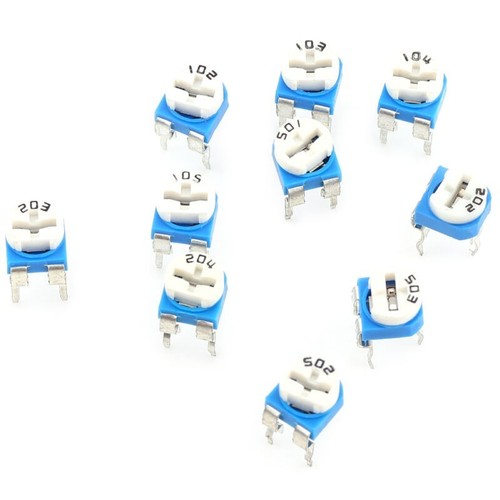 100 Stck. Trimmer 500 Ohm-1 Mohm Film Variabler Widerstand Elektrischer Trimpot - Bild 8 von 12