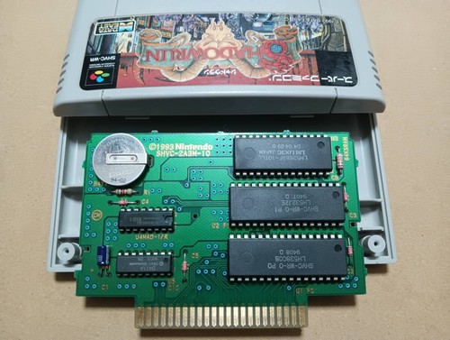 SHADOWRUN Nintendo Super Famicom Cartridge ONLY Japan Import F/S FedEx DHL - Picture 8 of 8