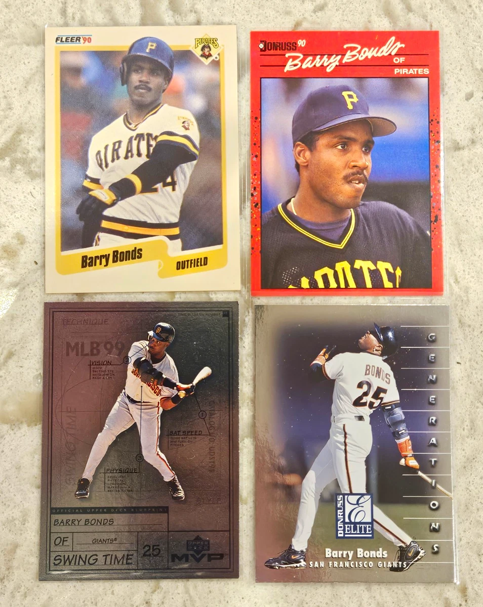 25+ Fleer Barry Bonds 1990 Season Baseball Sports Trading Cards