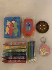 Teletubbies Picture Cards Crayons Lala Keyring Magazine Gifts NEW & SEALED 