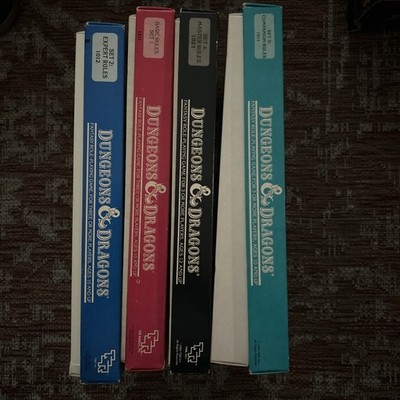 Dungeons and Dragons Rules Set 1-4. Companion Master Basic Expert. Good Cond.