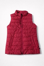 GAP ColdControl Red Quilted Water-Resistant Vest Kids Size M 100 Polyester