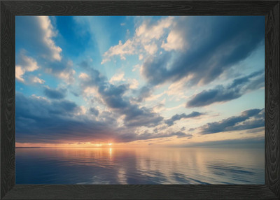 Himmel Wolken Gerahmtes Wandbild Poster Leinwanddruck Bild