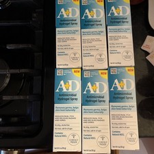 Lot of 6 A D Antimicrobial Hydrogel Spray Removes Germs Helps Skin Heal 4 oz
