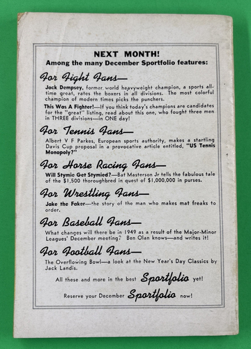 Chuck Bednarik 1948 Sportfolio Illustrated Digest Magazine November Penn - Picture 2 of 11