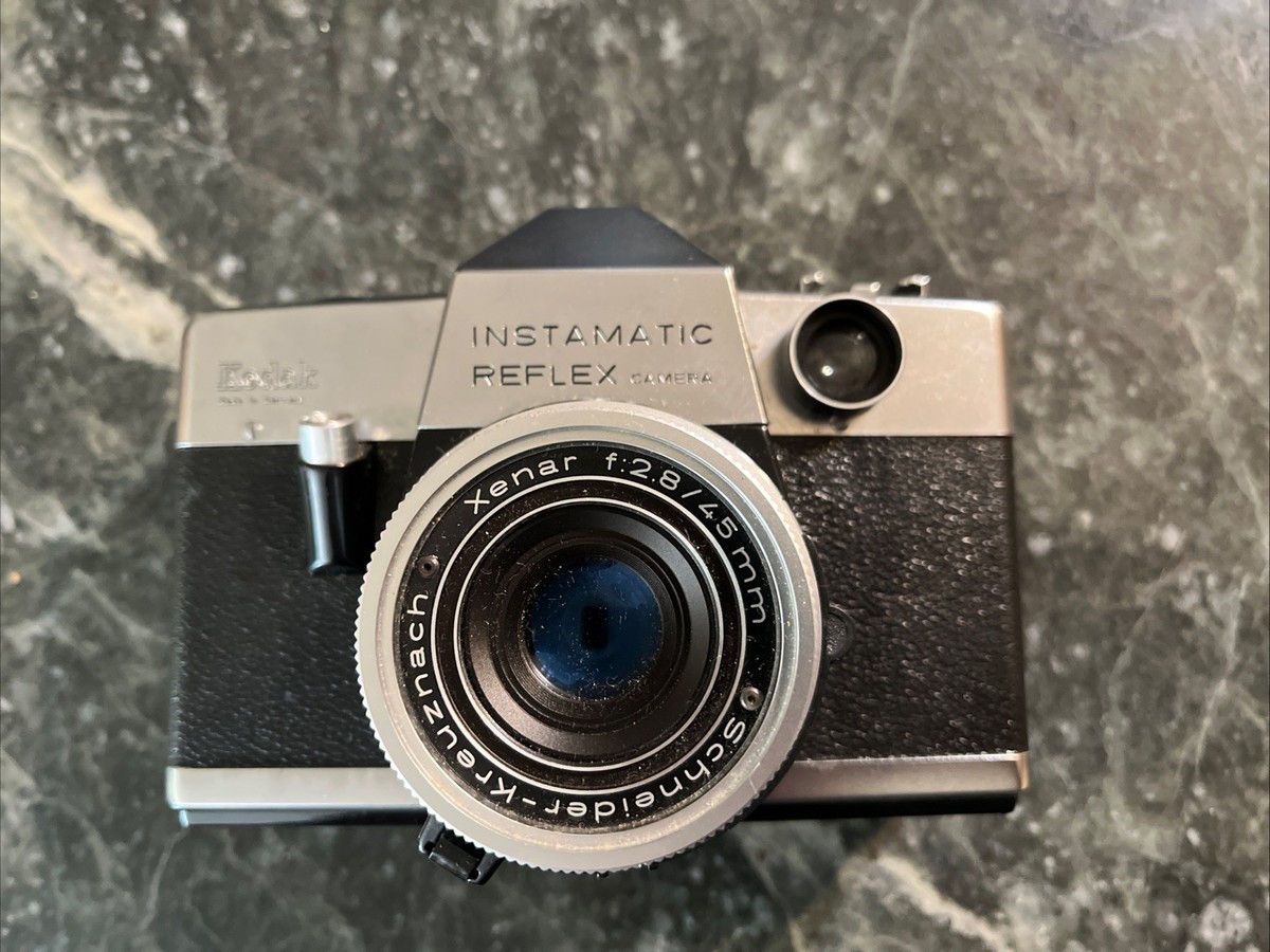 Kodak Instamatic Reflex Camera Schneider-Kreuznach Xenar 45mm f