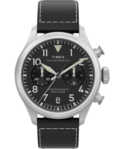 Timex Waterbury Ace Schwarz Herren Armbanduhr TW2Y19000-image
