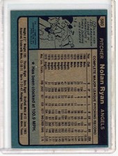 1980 Topps #580 Nolan Ryan HOF. VG to VG/EX