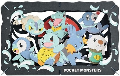 Ensky Paper Theater PK-L05 Type Water Pokemon