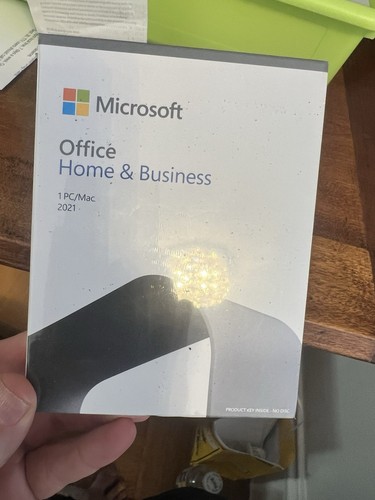 Microsoft Office 2021 Home & Business - Box Pack - 1 PC/Mac -T5D-03518