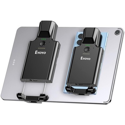 2D QR Code Wireless Bluetooth Barcode Scanner Back Clip Reader for iPad Phone