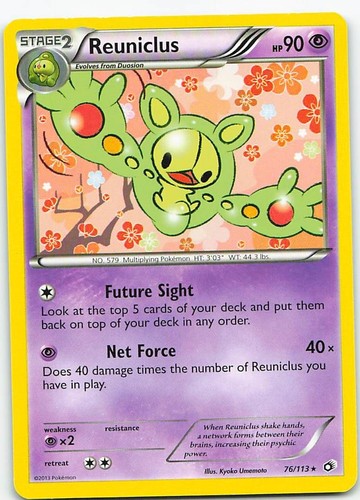 Reuniclus 76/113 Legendary Treasures Rare Non-Holo NM Pokemon TCG