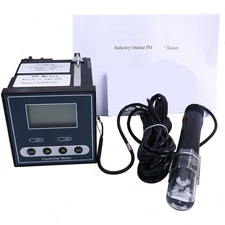 Industrial PH Controller Meter with 0~14pH High and Low Point Control Settings