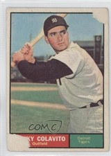 1961 Topps Rocky Colavito #330 1v6