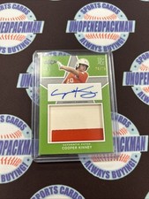 COOPER KINNEY PA-CK1 2020 Leaf PG Emerald Patch Autograph Rookie  /25