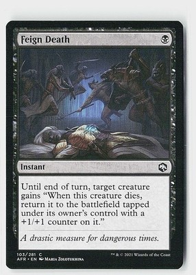 Feign Death C Adventures in the Forgotten Realms 103 NM