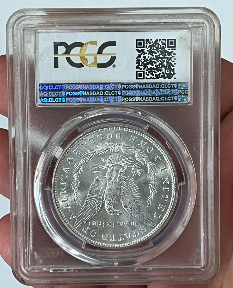 1886 Morgan Silver Dollar PCGS MS65+ United States Silver Coin - Image 2 of 4